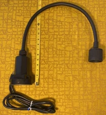 Vintage Levenger Sunnex Series 700 Black Floor Gooseneck Halogen Reading Lamp