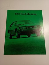 1984 Ford Mustang Sales Brochure Gt And Svo 1984 Ford Mustang Sales Brochure Gt And Svo
