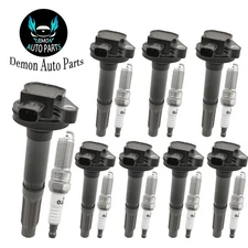 4pcs Ignition Coil and Spark Plug For 2010-2012 Kia Soul 1.6L L4