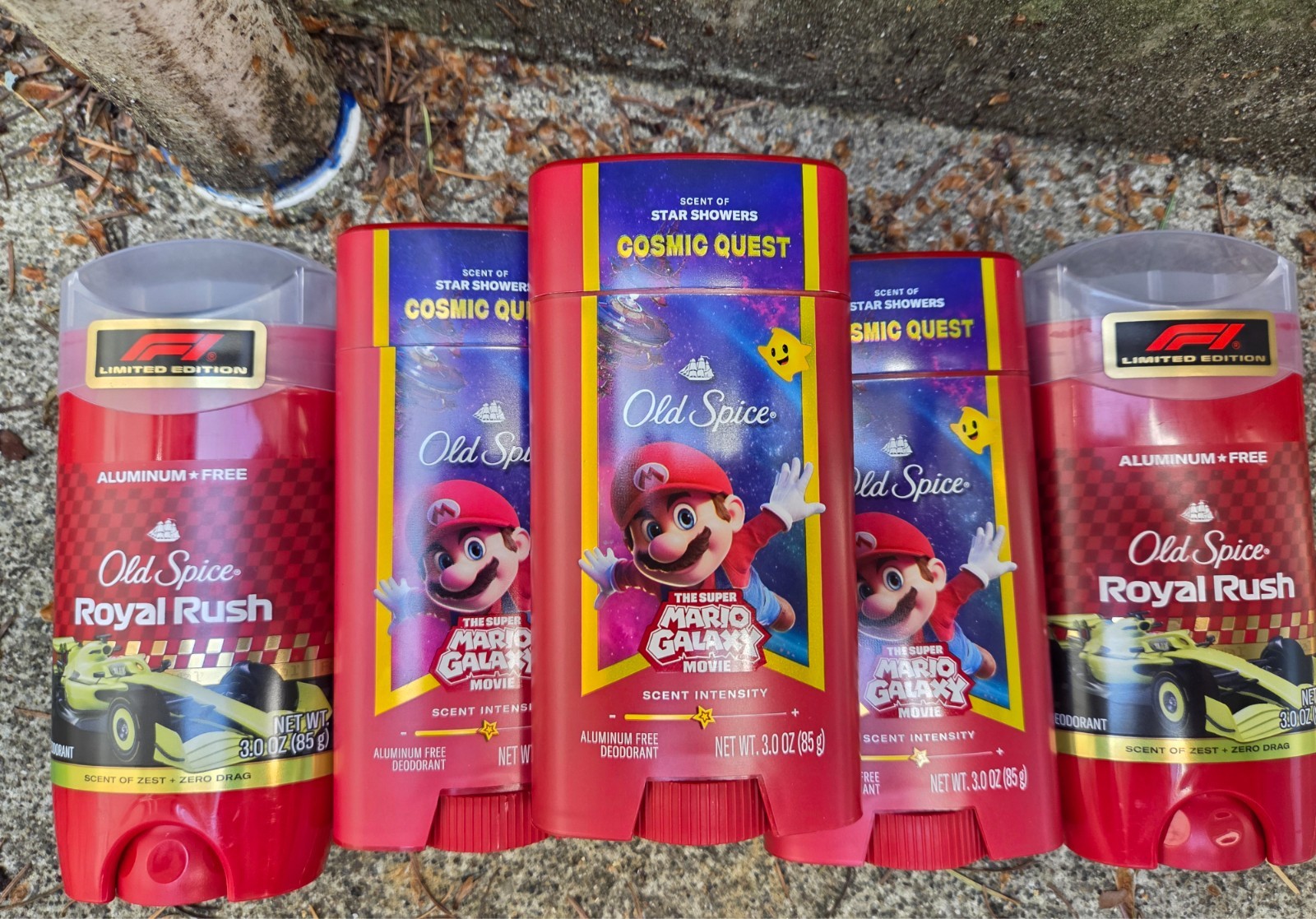 Limited Edition F1 Old Spice + Super Mario Galaxy Movie