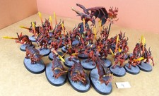 Warhammer 40k -Chaos -Bloodletters x20+,Flesh Hounds x4+ Daemon Prince (L4/BW)