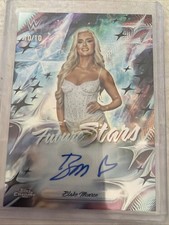 10/10 Black Blake Monroe 2026 Topps Chrome WWE Future Stars Auto Refractor