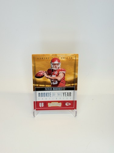Patrick Mahomes II [Emerald] #RY-3 2017 Panini Contenders Rookie of the Year card