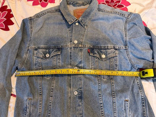 Vintage 90s Levis 70507 Standard Trucker Cotton Denim Jacket - Size XL - Picture 8 of 10