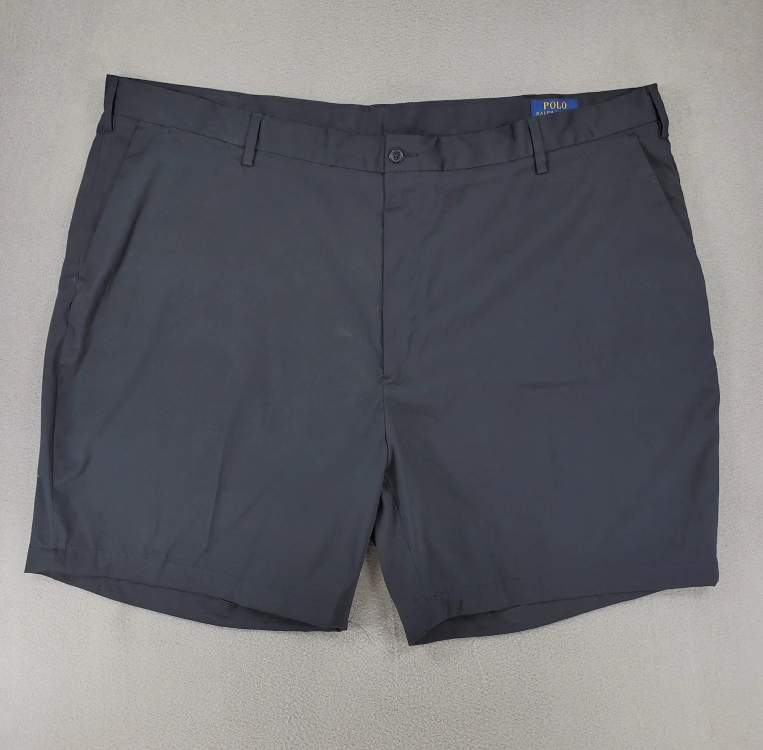 Polo Ralph Lauren Shorts Mens 48 Classic Fit Black Performance Stretch Golf Logo