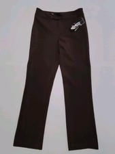 NWT Nine West Womens Size 2 Dark Brown Straight Leg Dress Pants