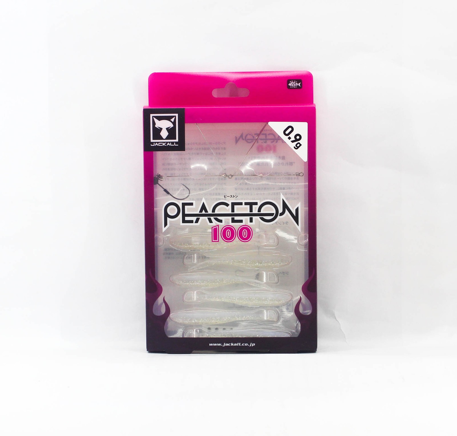 Jackall Soft Lure Peaceton 100mm 0.9 grams Maruhata Pearl Magic (8264)