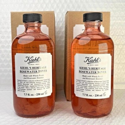 Kieh'ls (Set of 2x) Kiehls Heritage Rosewater Toner 7.7oz. Full Size New in Box