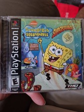 Sony Playstation 1 PS1 Spongebob Squarepants Supersponge CIB Cleaned & Tested