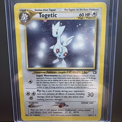Pokémon TCG Neo Genesis Togetic #16/111 Unlimited Holo Rare Card