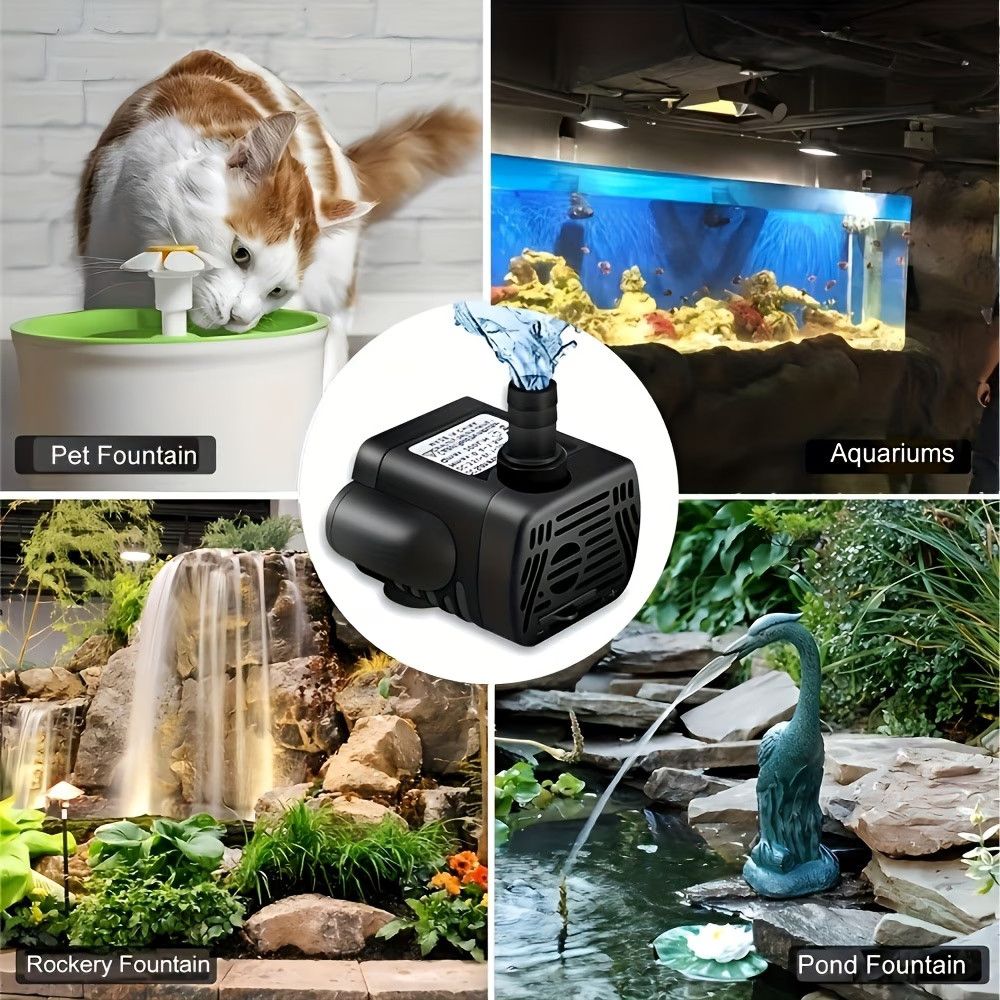 Pompa ad Acqua USB DC 3W 3.5-9V 200L/H Sommergibile acquario foto 4