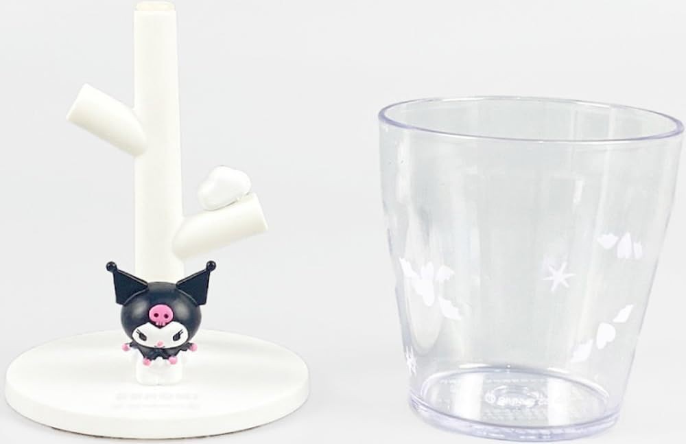 Hashy Top-in Cup Stand Sanrio Kuromi Gargle Mouthwash Cup Capacity 90ml Stand