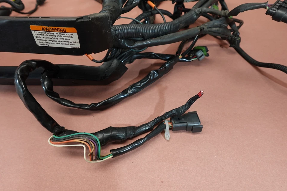 Harley Davidson Road King FLHR 2007-2011 arnés de cableado principal telar VER FOTO Foto 2 de 4