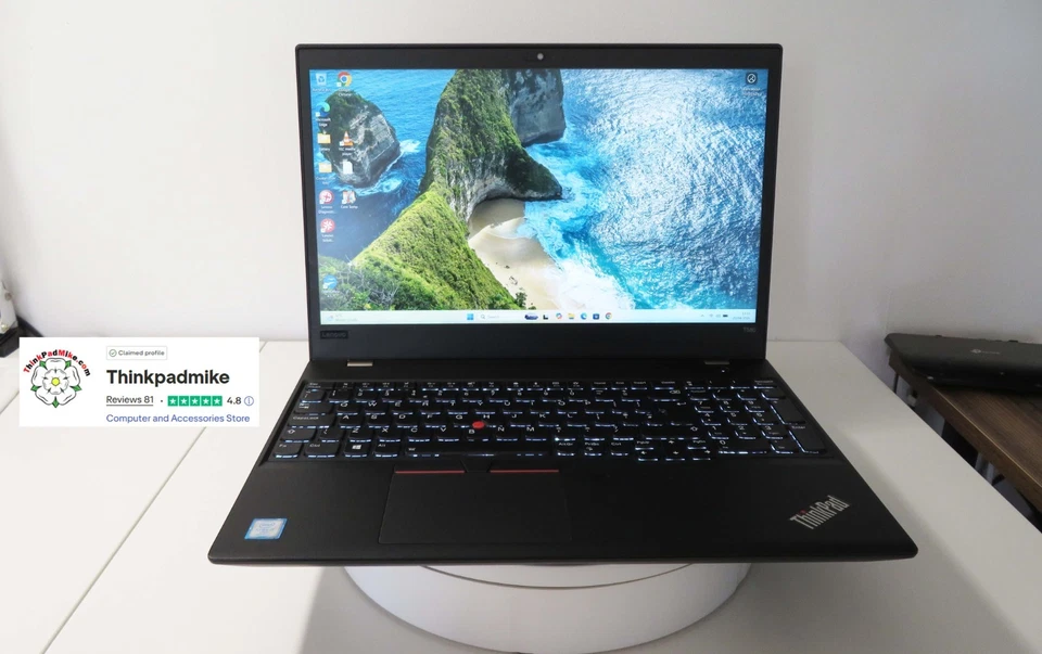 Lenovo ThinkPad T580 · i7-8650U · 16GB · 256GB, photo 3 of 5