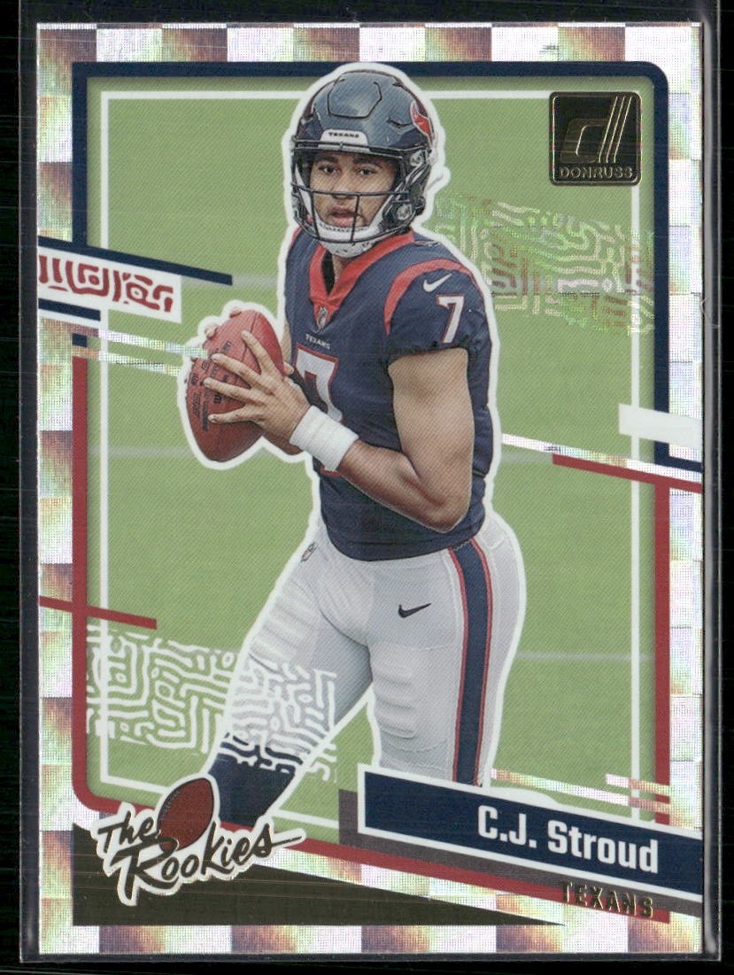 C.J. Stroud 2023 Donruss The Rookies #21 Holo Rookie RC Texans