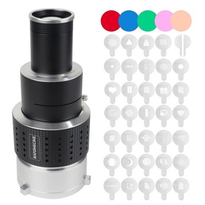 Optical Bowens Mount Projector Attachment Spotlight Conical Optical Snoot Pho...