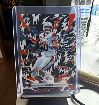 Topps 2026 Topps Resurgence Rookies Bo Nix #125 Broncos Surge Refractor /399 RC
