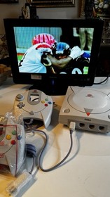 Sega Dreamcast White System Console Opened Box With Sealed Games Tested Rare