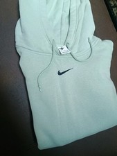 VTG Y2K Nike Center Swoosh Hoodie Pistachio Green Jade XXL Clean