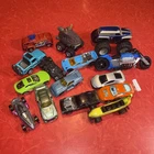 Lot of 15 Vintage Mixed Model Hot Wheels Matchbox Unbranded Die-cast Cars Trucks