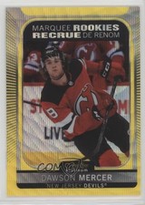 2021-22 O-Pee-Chee Platinum Marquee Rookies Neon Yellow Surge Dawson Mercer 17p7