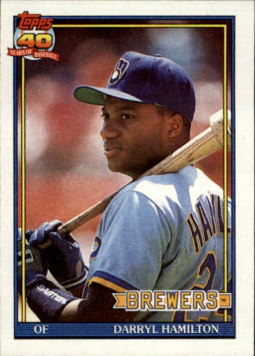 1991 Topps #781 Darryl Hamilton - BB