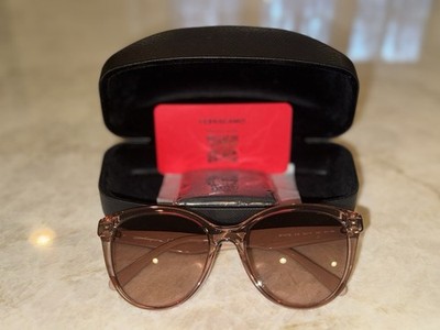 Salvatore Ferragamo SF1073S Cat Eye Sunglasses Pink Brown Lens Women