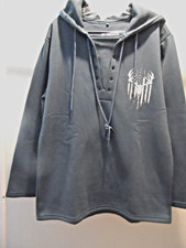 NEW- NEVER WORN - BOYS COUNTRY BLUE / GRAY HOODIE - SIZE L