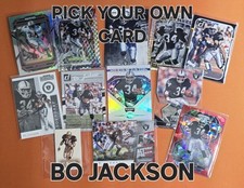 ⚫️⚪️⚫️ PICK YOUR BO JACKSON CARD BASE, INSERTS, PARALLELS & MORE RAIDERS ⚫️⚪️⚫️