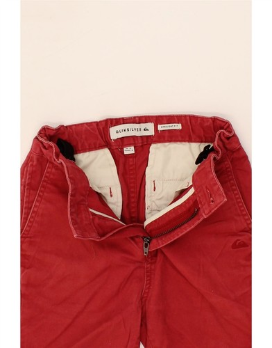Pantalones Cortos Denim QUIKSILVER Niños 10-11 Años W25 Rojo AP08 - Imagen 4 de 4