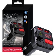 Bluetooth FM Transmitter for Cars USB Charger 3.4A Fast Charging Wireless