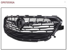 VAUXHALL INSIGNIA 2017 - 2020 FRONT GRILLE TOP RADIATOR BLACK