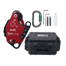 Z3-PROF Red Ascent Descent Device Ascender Descender Device with Tool Box 