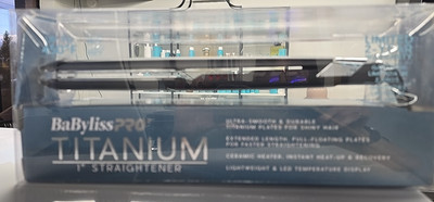 BaByliss Pro Titanium 1'' (1 inch) Ultra Smooth Flat Iron FROM MY SALON