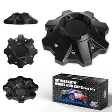 Wheel Center Hub Caps for Fuel Fuel Off-Road: 1002-53B M-447 8-Lug Matte Black