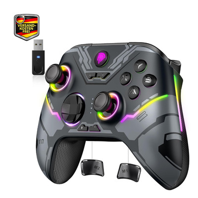 EasySMX X15 Wireless Controller mit RGB Licht Bluetooth PC Switch Handy Tablet