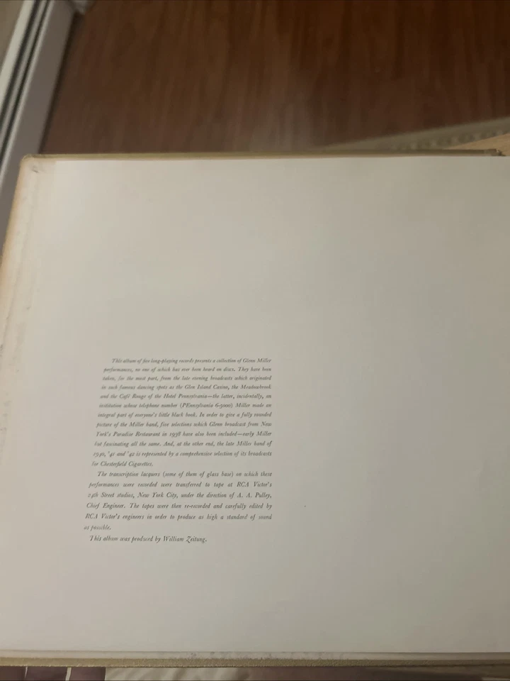 Glenn Miller And His Orchestra Limited Edition Collectors Issue Volume Two 5 Lp - Image 4 of 4