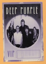 Deep Purple 2002 Bananas Concert Tour VIP Backstage Pass