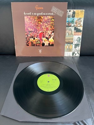 FACES-RON WOOD/A nod's as good- LP-Vinyl: NM /Cover:VG++ /1st. D. 1971/ w.POSTER