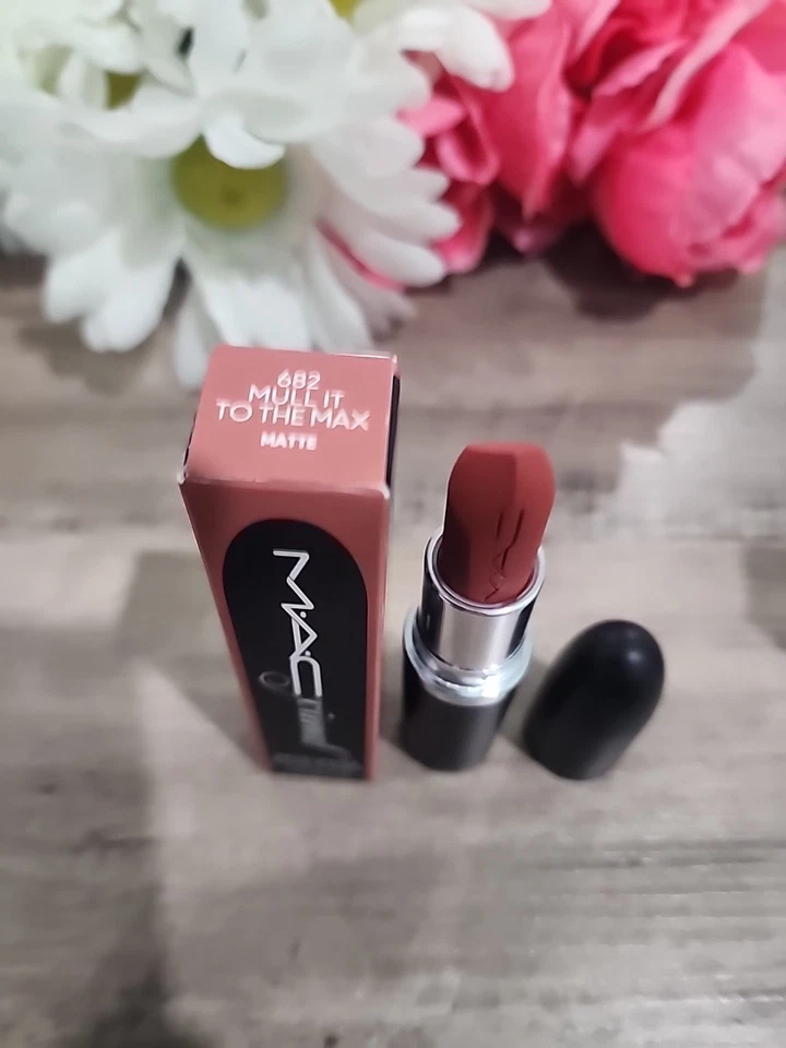 MAC MACximal Matte Lipstick 0.12 fl oz -#682 MULL IT TO THE MAX- NEW IN BOX  - Image 4 of 4
