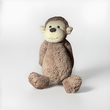 Jellycat Tan Bashful Monkey Plush Stuffed Animal Toy Retired 12" Rare Jellycat