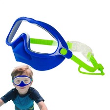 Swim Goggles with Nose Cover Wide Field Of View Diving Mask Anti-Fog Anti-Leak ,