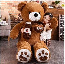High Quality 4 Colors Teddy Bear With Scarf Stuffed Animals Bear Plush Toys
