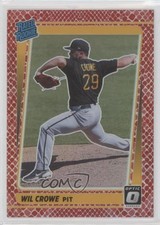 2021 Panini Donruss Optic Rated Rookie Red Dragon Prizm 23/110 Wil Crowe #94 fm0