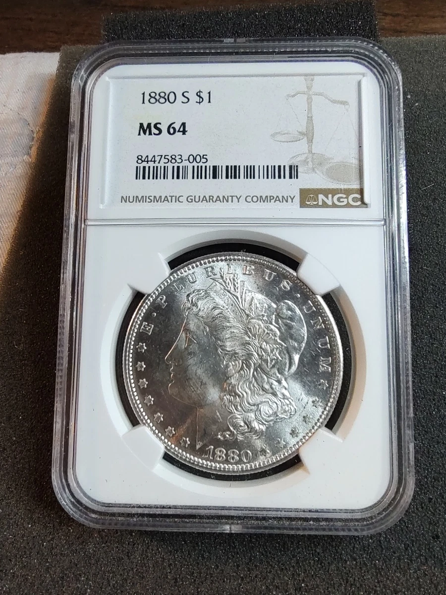 MS 64 Graded 1880 Year Morgan US Dollars (1878-1921) for sale | eBay