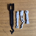 Vintage 1979 Kenner Star Wars Droid Factory Part Black Crane Hook Lot Of 4 Parts
