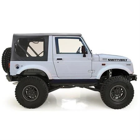 Smittybilt 98615 Replacement Black Denim Clear for Suzuki Samurai Soft Top 86-94 - Image 3 of 4