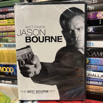 Jason Bourne 2016 DVD Brand New Matt Damon Julia Stiles Action Spy Thriller