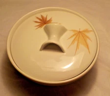 Vtg Iroquois Impromptu Ben Seibel "Harvest Time" Porcelain Sugar Bowl - 5-1/4"