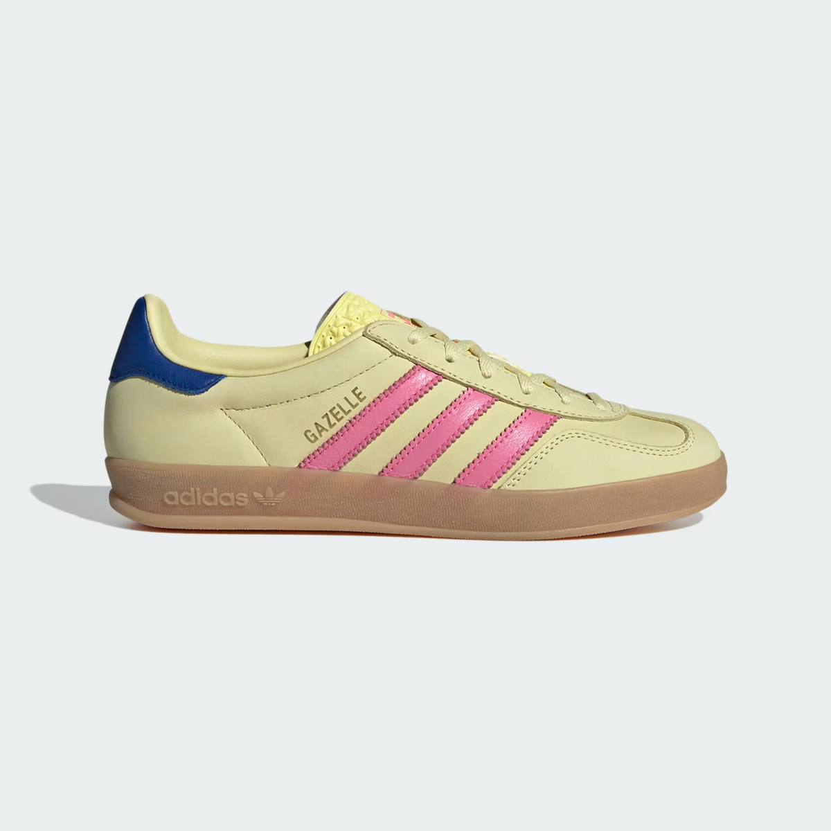 新品未使用・adidas originals gazelle indoor w adidas Originals Gazelle Indoor W Powder Yellow Lucid Pink